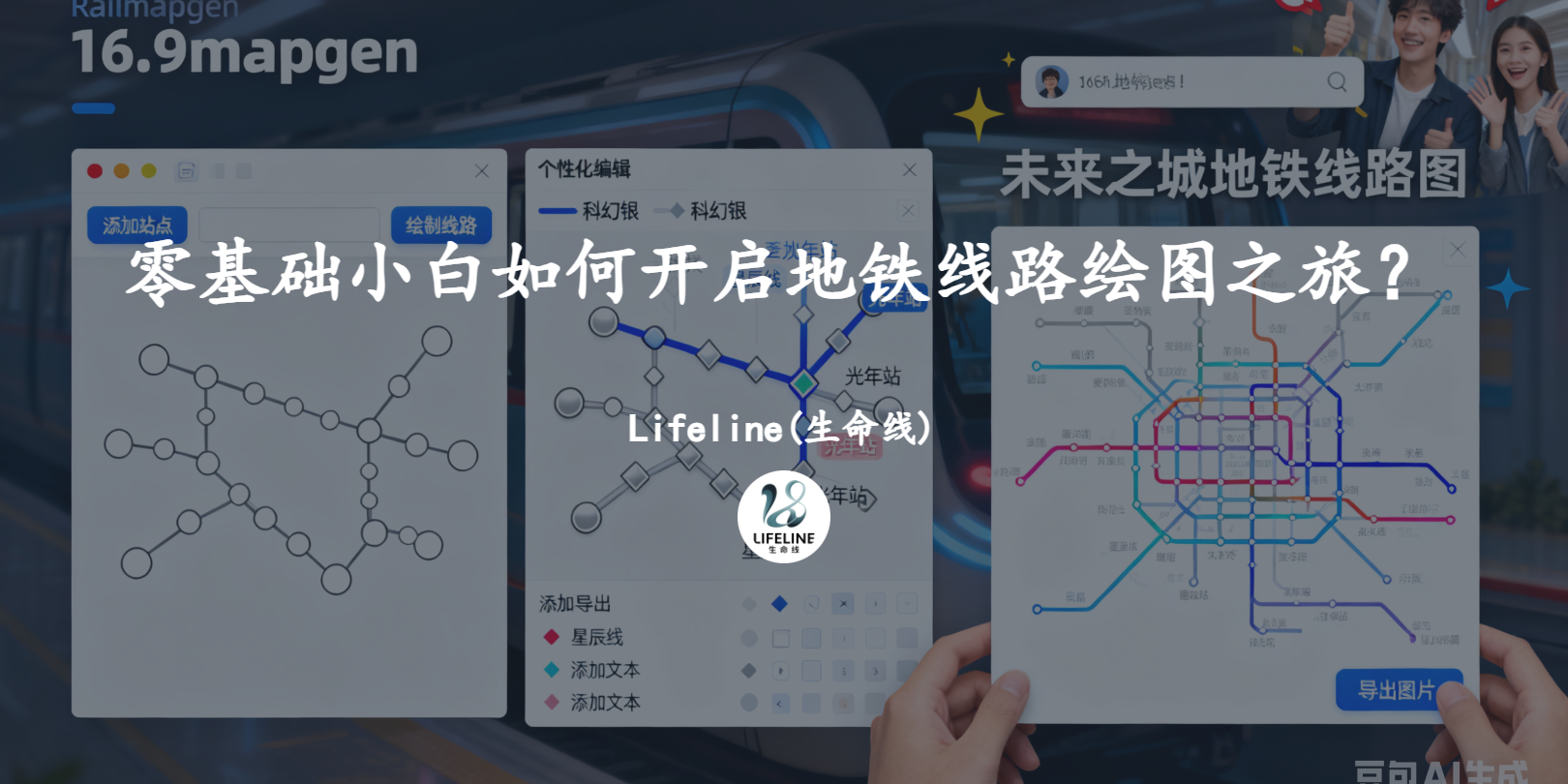 零基础小白如何开启地铁线路绘图之旅?